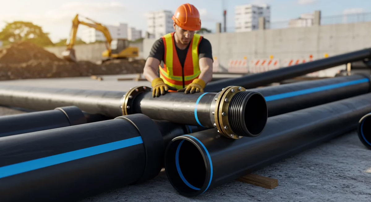 O que é o tubo PEAD e por que ele é usado em saneamento?